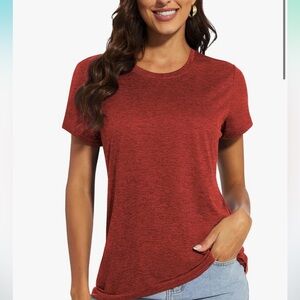 MAGCOMSEN Women's Short Sleeve Athletic Shirt